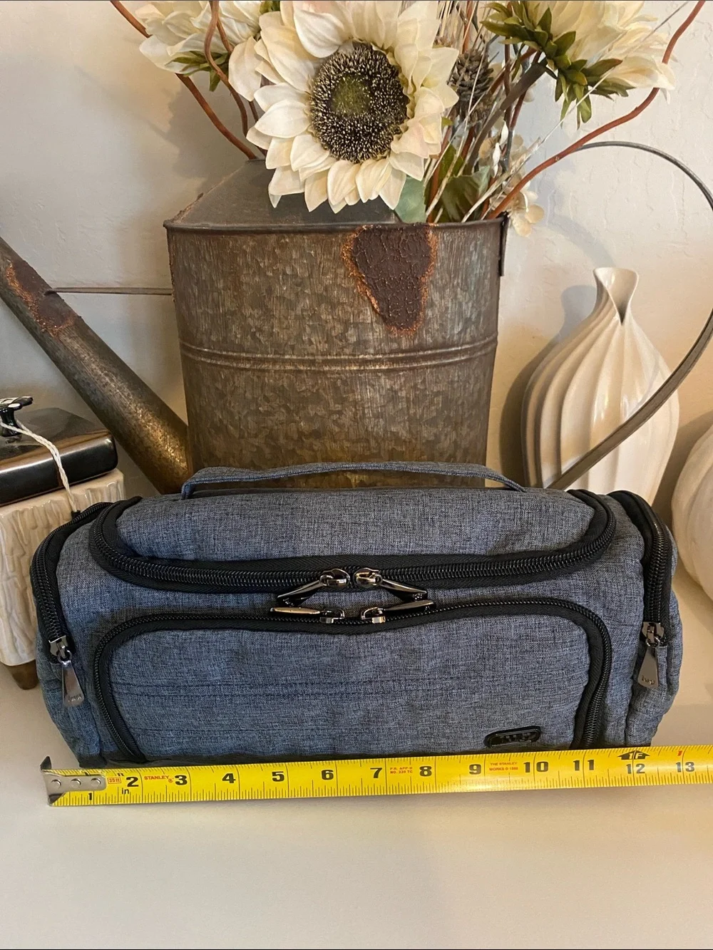 BNWNT Lug Trolley Gray Quilted Organizer